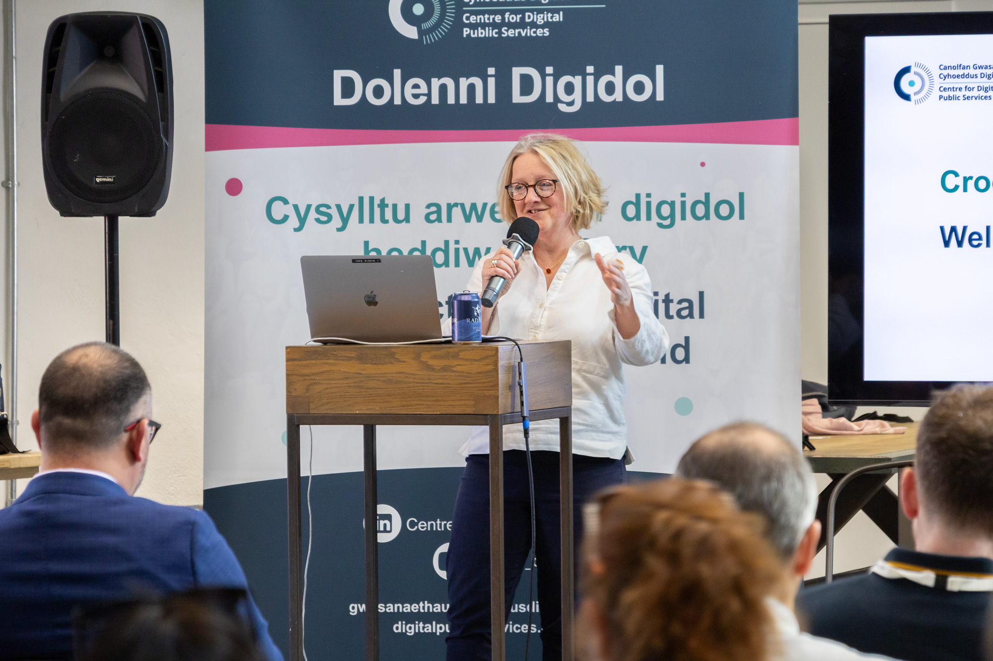 Harriet Green, our joint-CEO, speaking at Dolenni Digidol